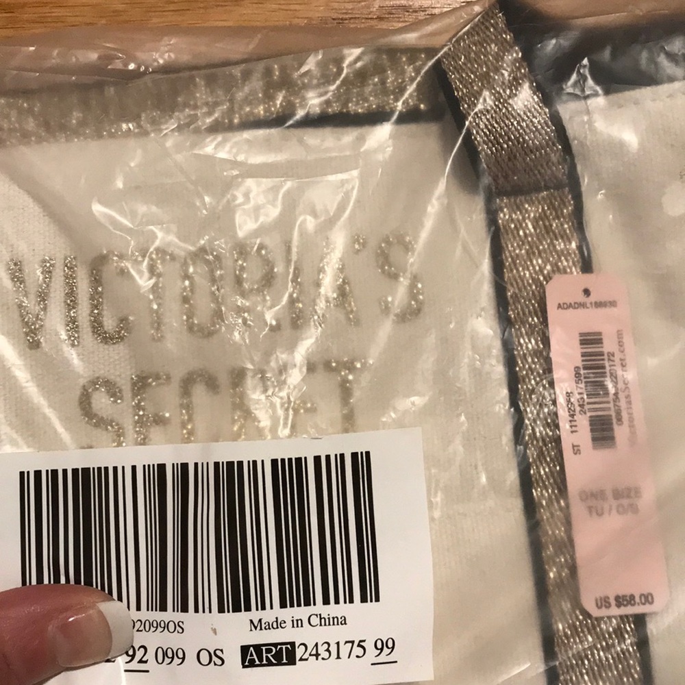 Victorias Secret Glitter Tote Bag - Picture 5 of 5